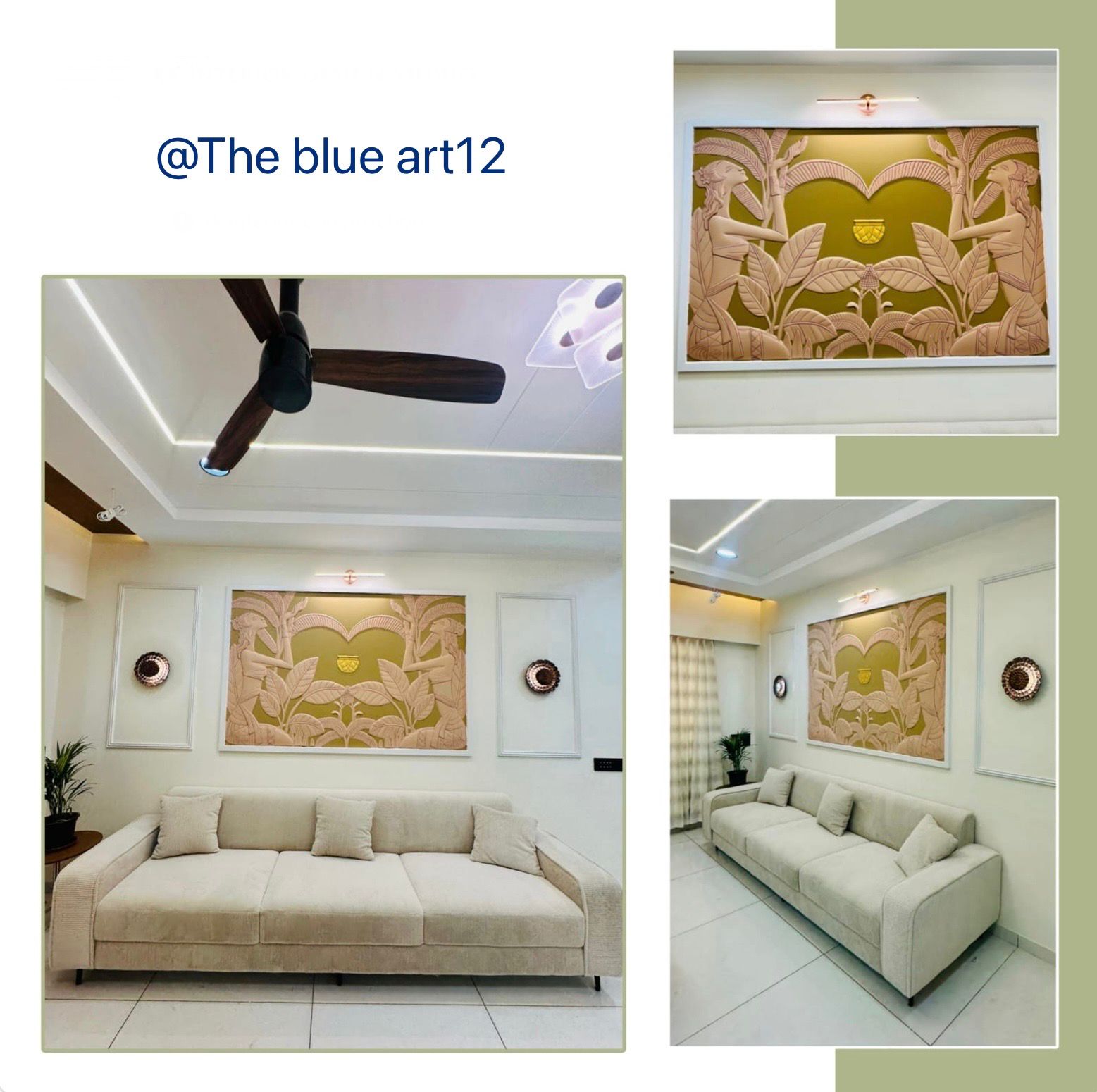 Canvas Study 17 — Canvas Paintings by Nisha Arts, Acrylic on canvas, 2025
