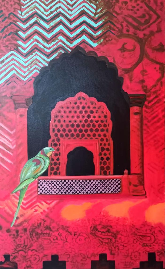 Canvas Study 31 — Canvas Paintings by Nisha Arts, Acrylic on canvas, 2025