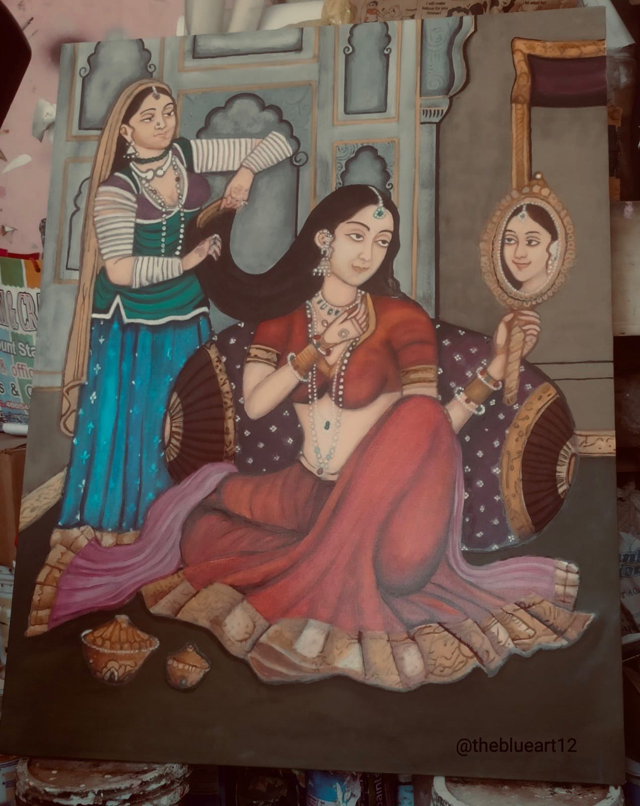Commissioned Work 43 — Devotional & Commissions by Nisha Arts, Private commission, 2025