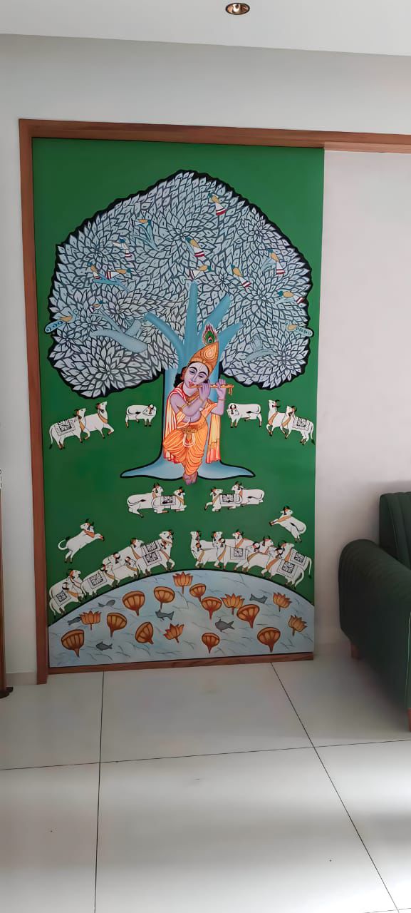 Wall Mural 79 — Wall Murals by Nisha Arts, Wall mural, hand-painted, 2025