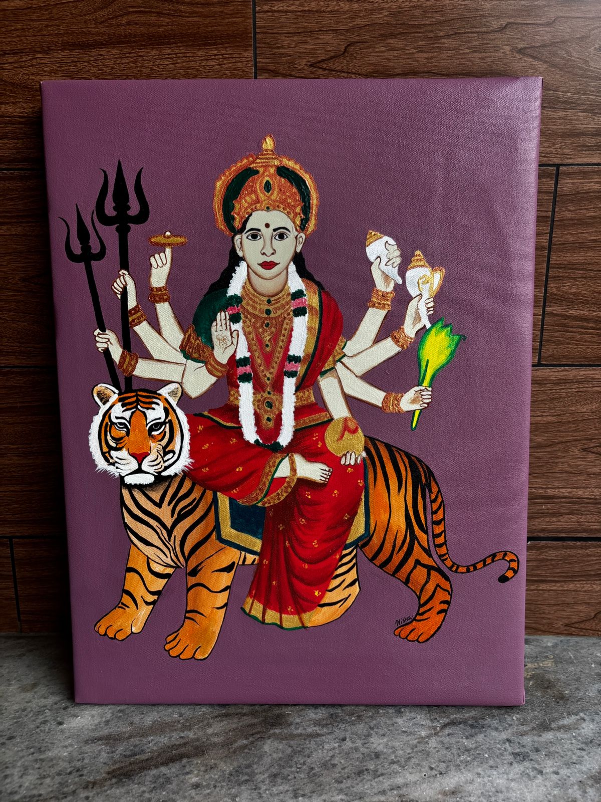 Wall Mural 99 — Wall Murals by Nisha Arts, Wall mural, hand-painted, 2025