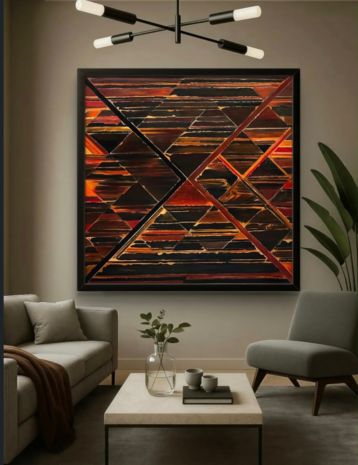 Canvas painting Wildflowers sanctuary — Canvas Paintings by Nisha Art, Acrylic on canvas, 2025